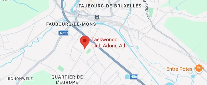 Localisation Taekwondo Adong Ath
